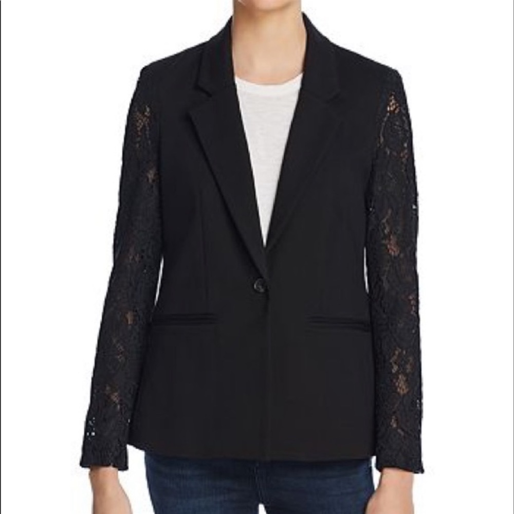 Black Lace Blazer